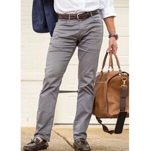 Blue Delta Men's Nick DiMaria Custom Made Mid Gray Jhino Straight Leg Jean